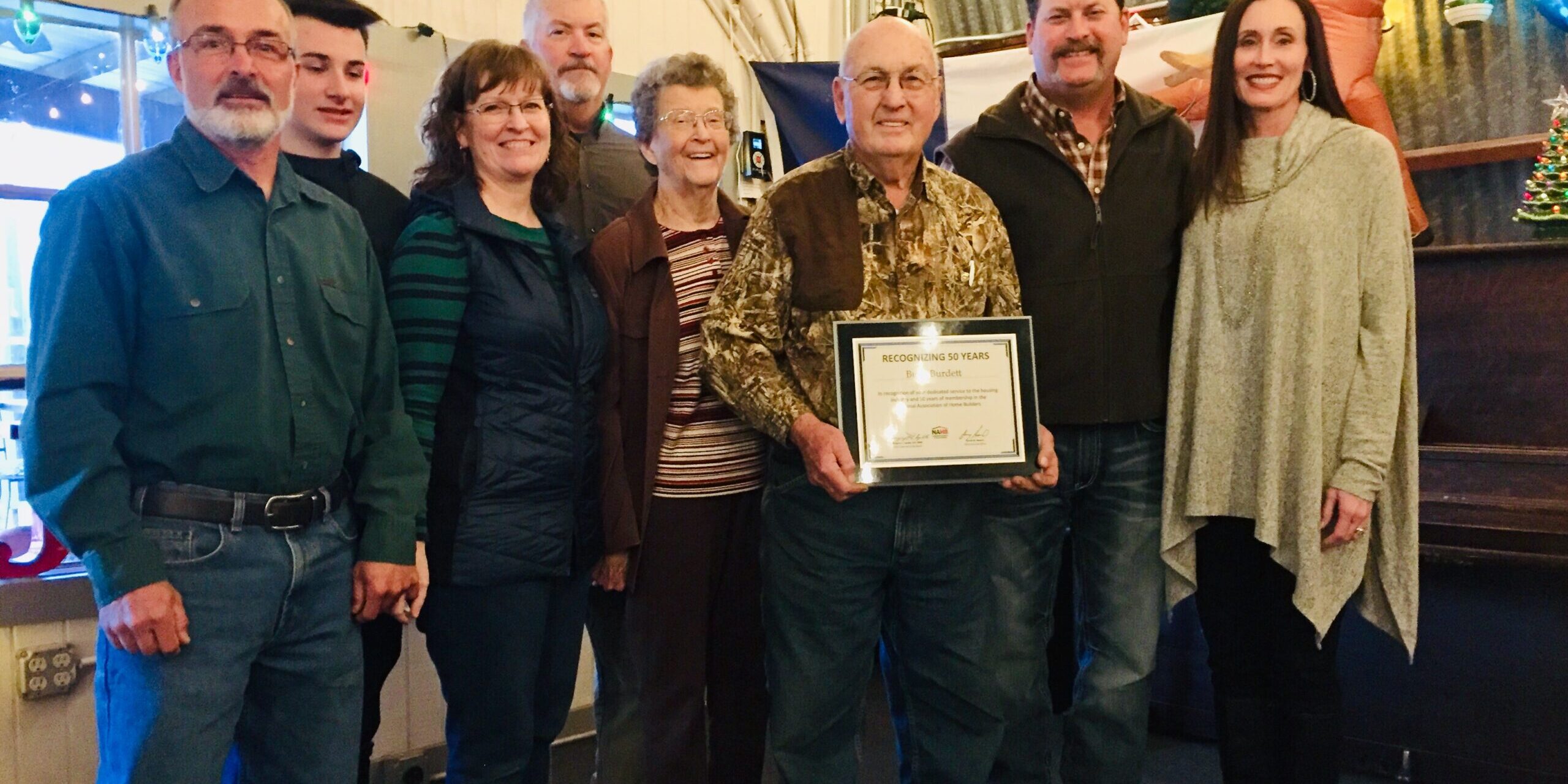 Buck Burdett Honored 1